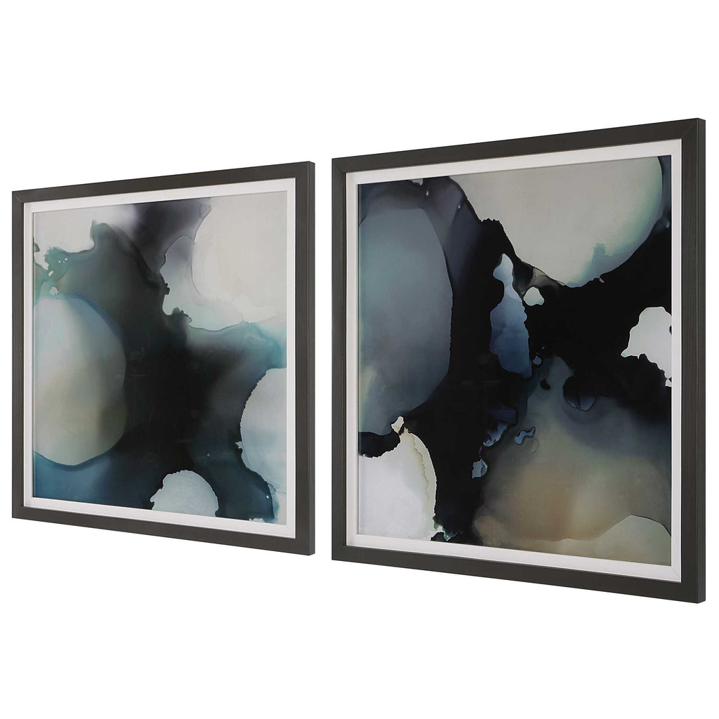 Telescopic Abstract Framed Prints Set/2