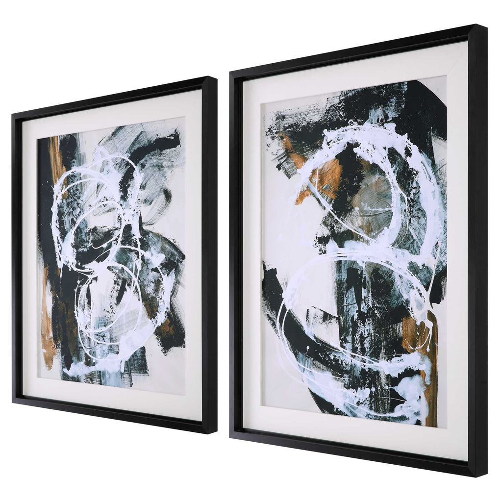 Winterland Abstract Prints Set/2