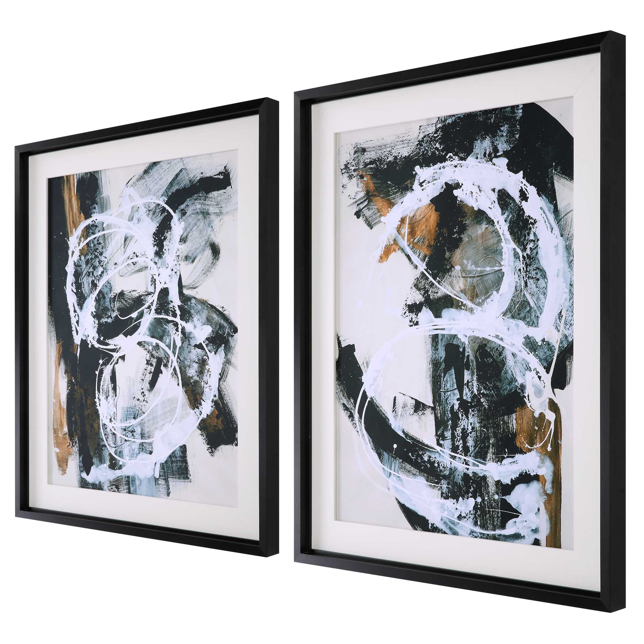 Winterland Abstract Prints Set/2