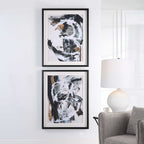 Winterland Abstract Prints Set/2