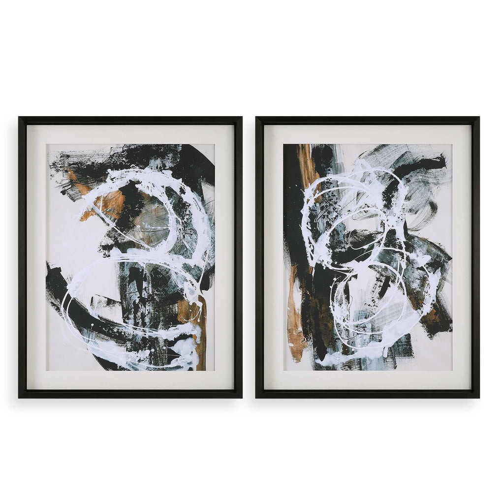 Winterland Abstract Prints Set/2