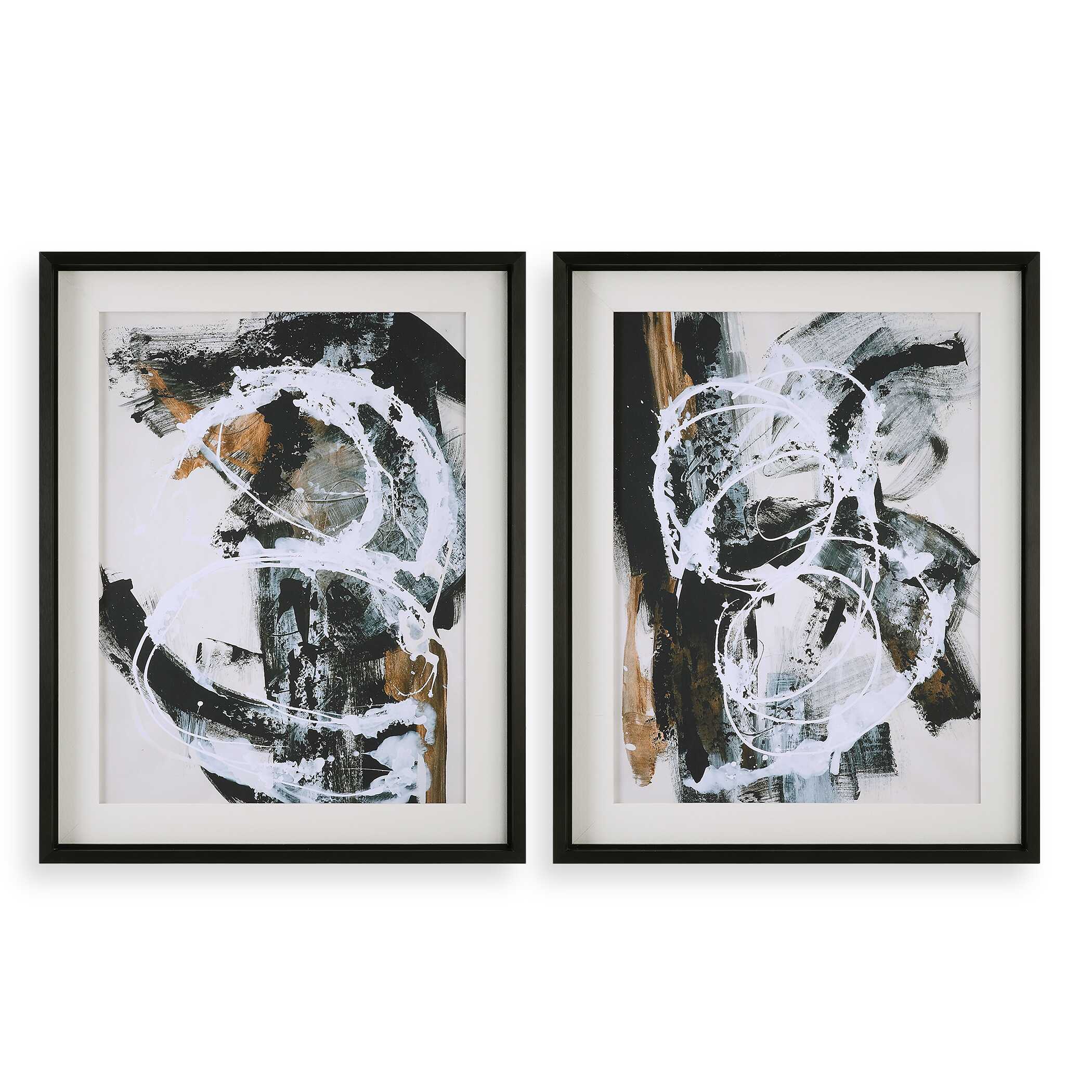 Winterland Abstract Prints Set/2