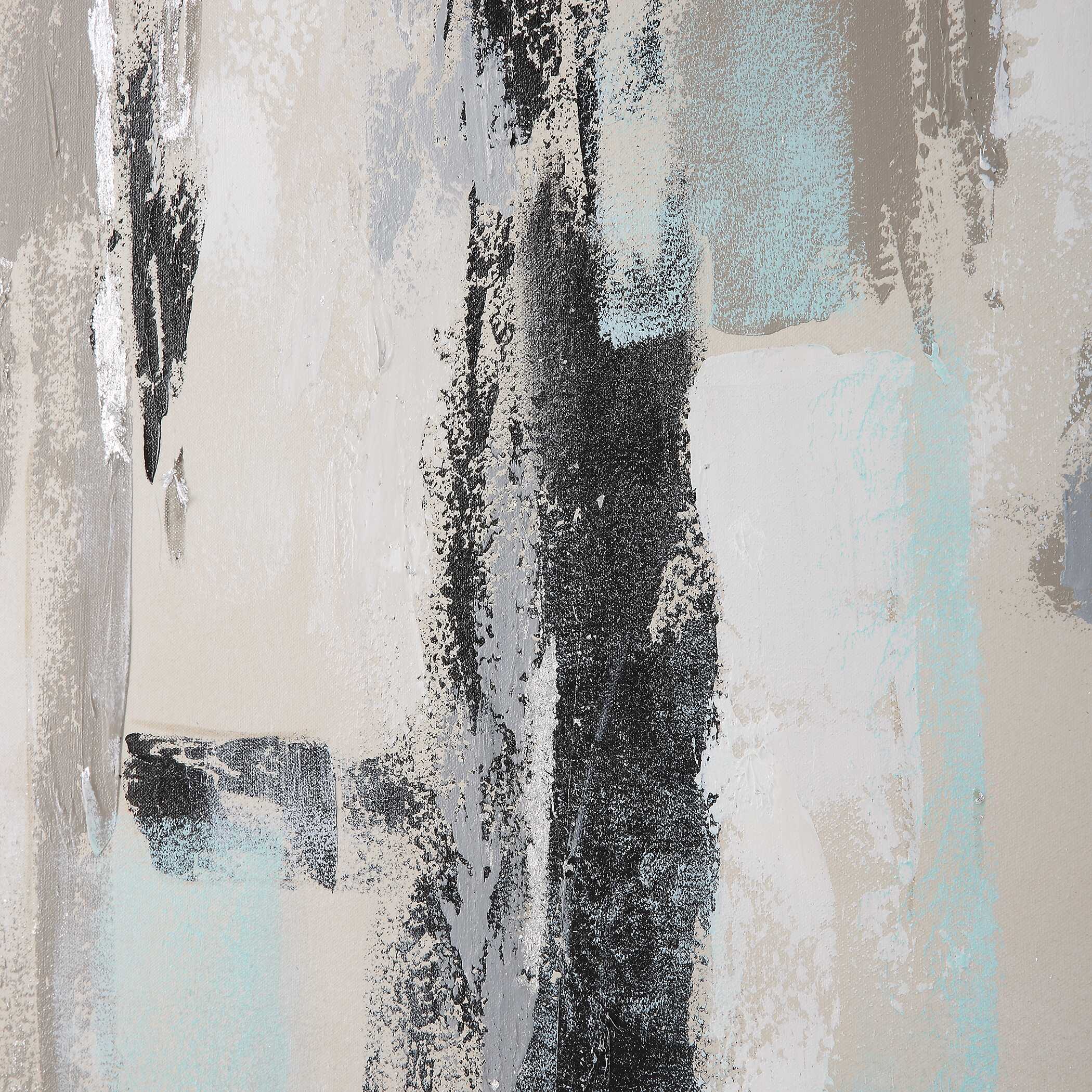Placidity Hand Painted Abstract Art