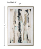 Placidity Hand Painted Abstract Art