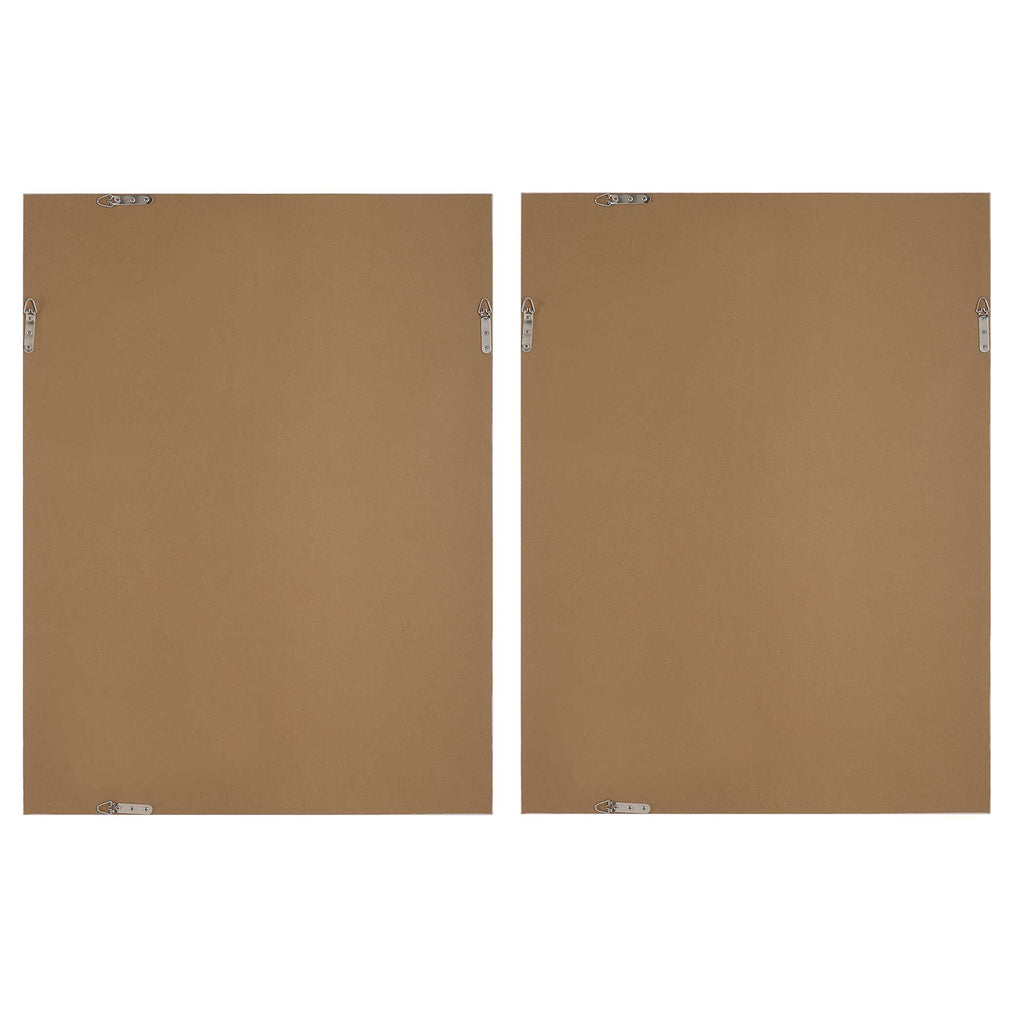 Seabreeze Abstract Framed Canvas Prints Set/2