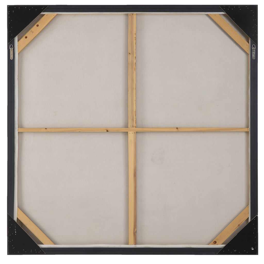 Stacked Against Hand Painted Canvas