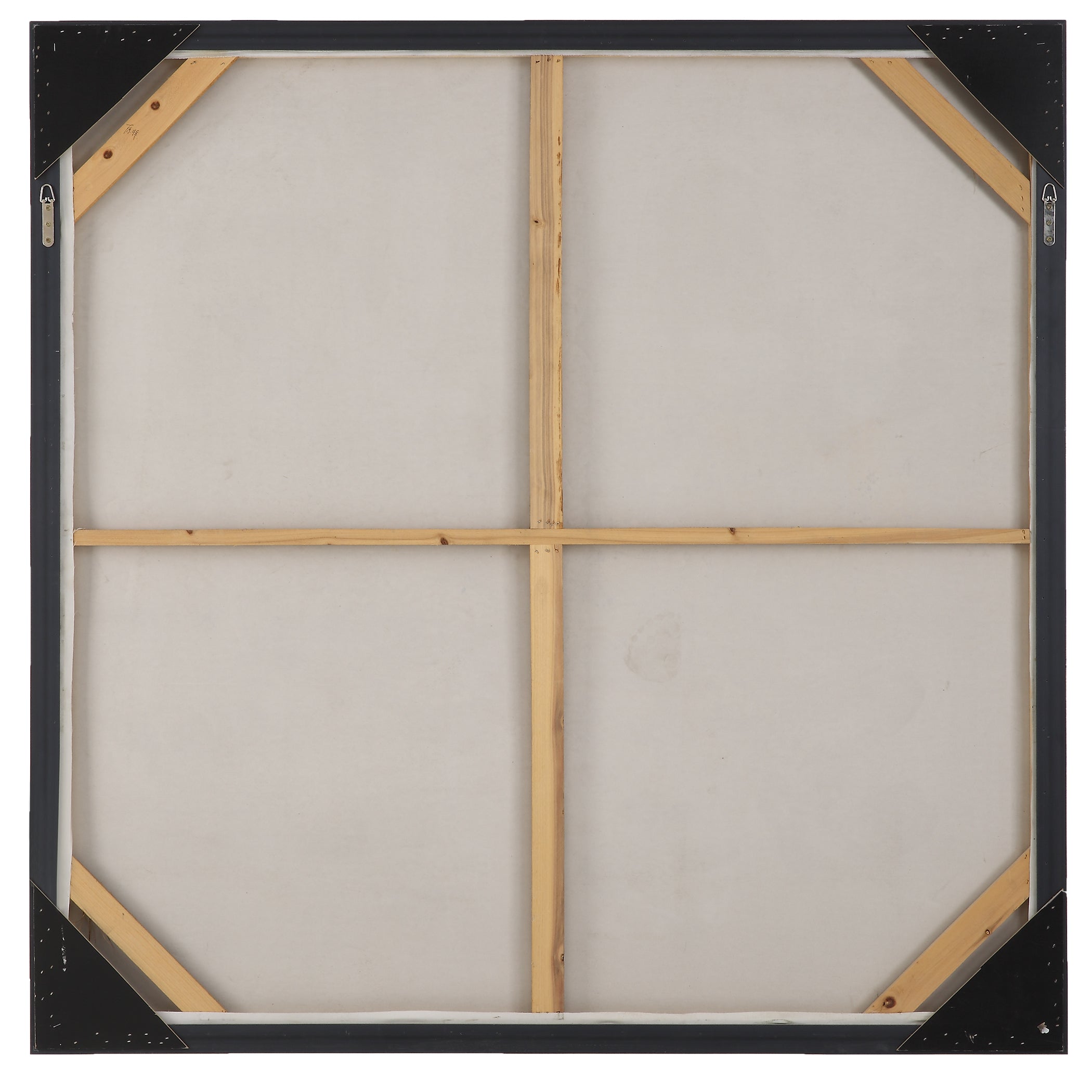 Stacked Against Hand Painted Canvas