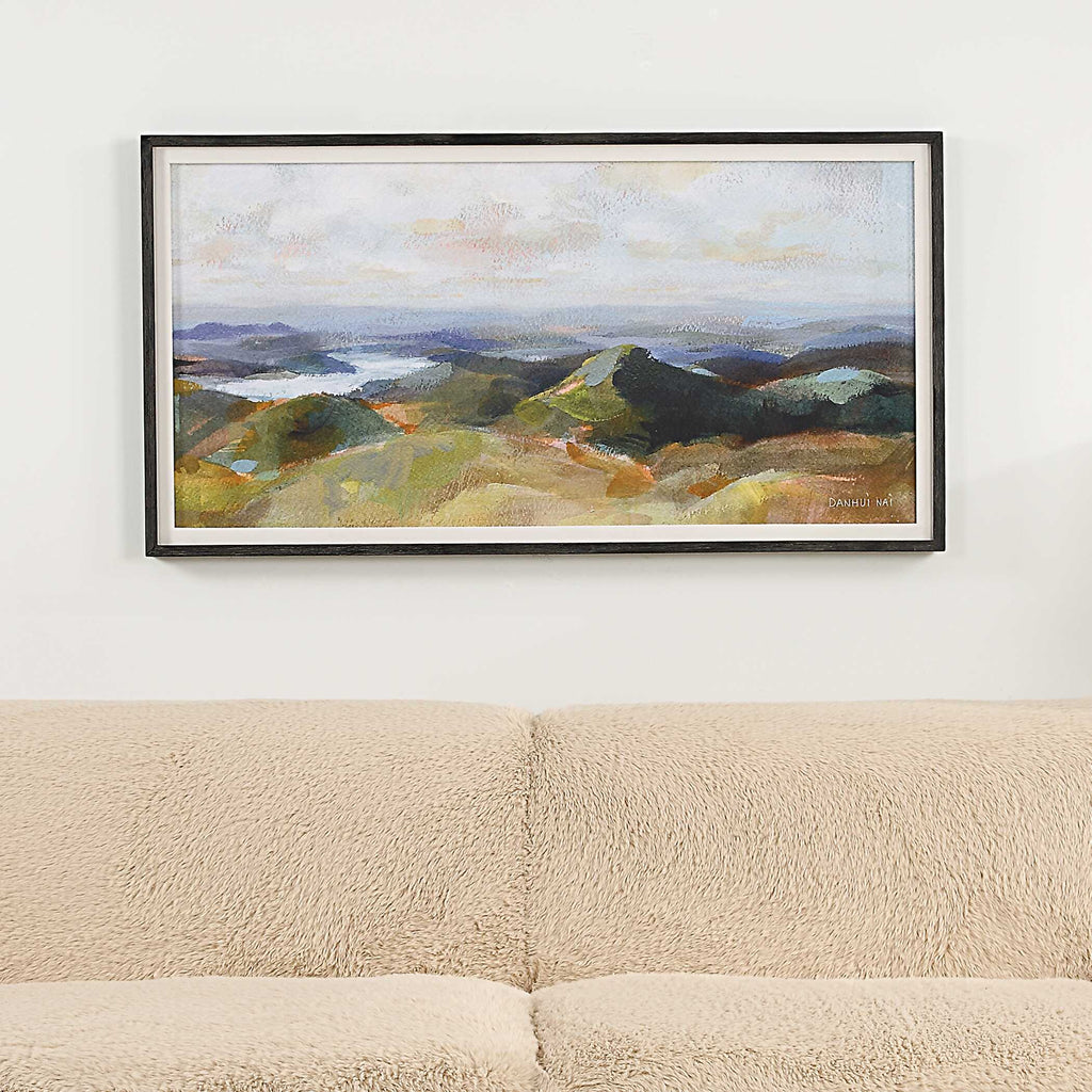 Above The Lakes Framed Landscape Print