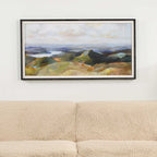 Above The Lakes Framed Landscape Print