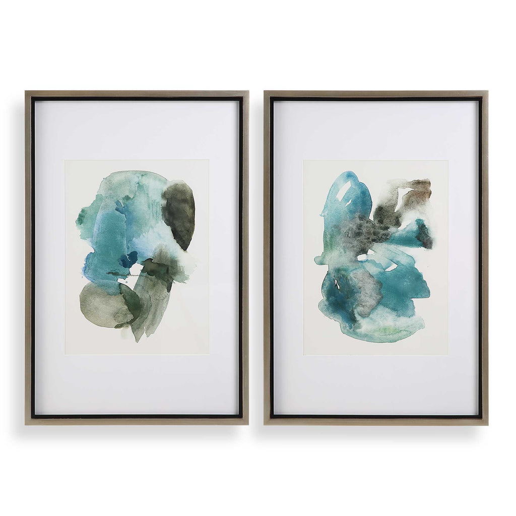 Blueprints Watercolor Prints Set Of 2