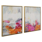 Color Theory Framed Abstract Art Set/2