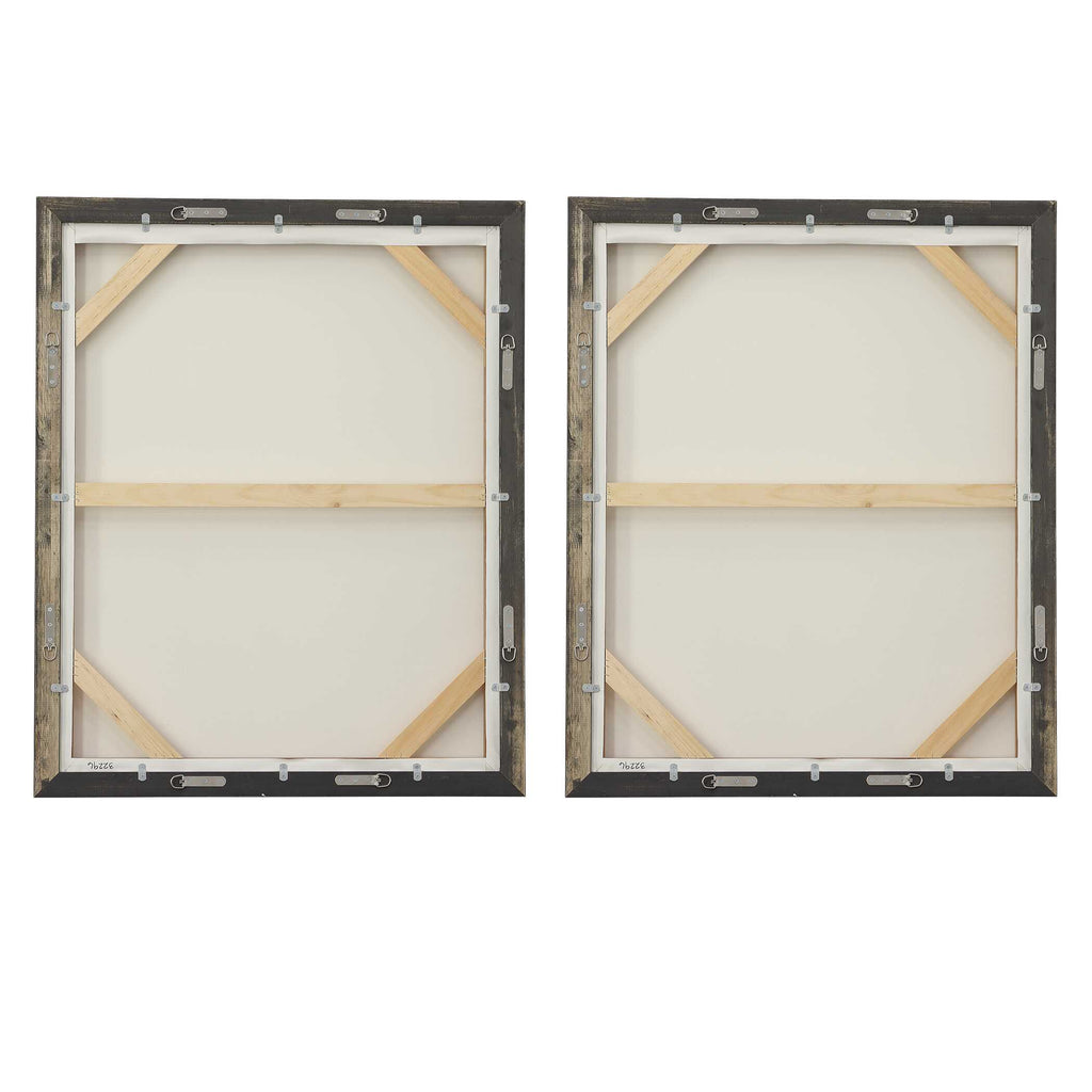 Color Theory Framed Abstract Art Set/2