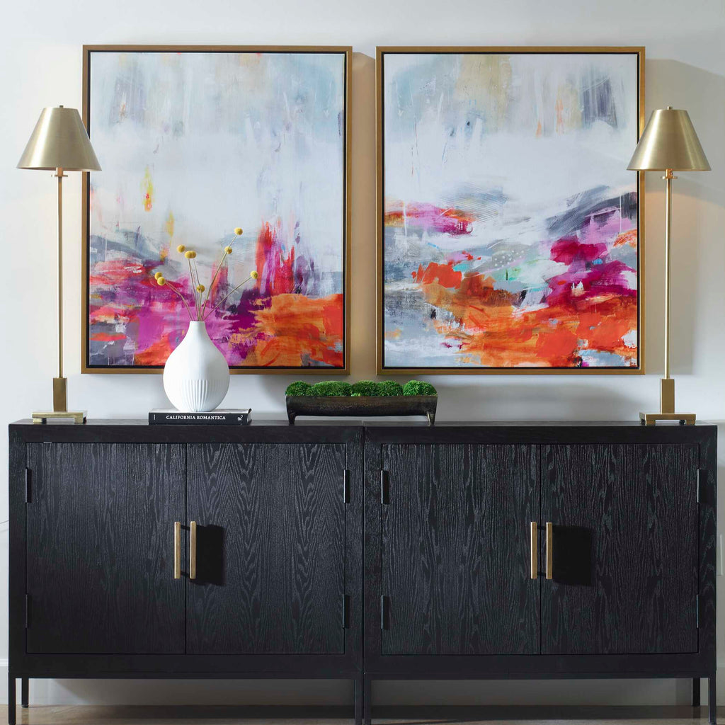 Color Theory Framed Abstract Art Set/2