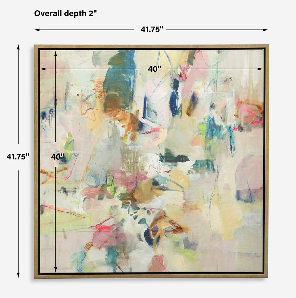 Party Time Framed Abstract Art