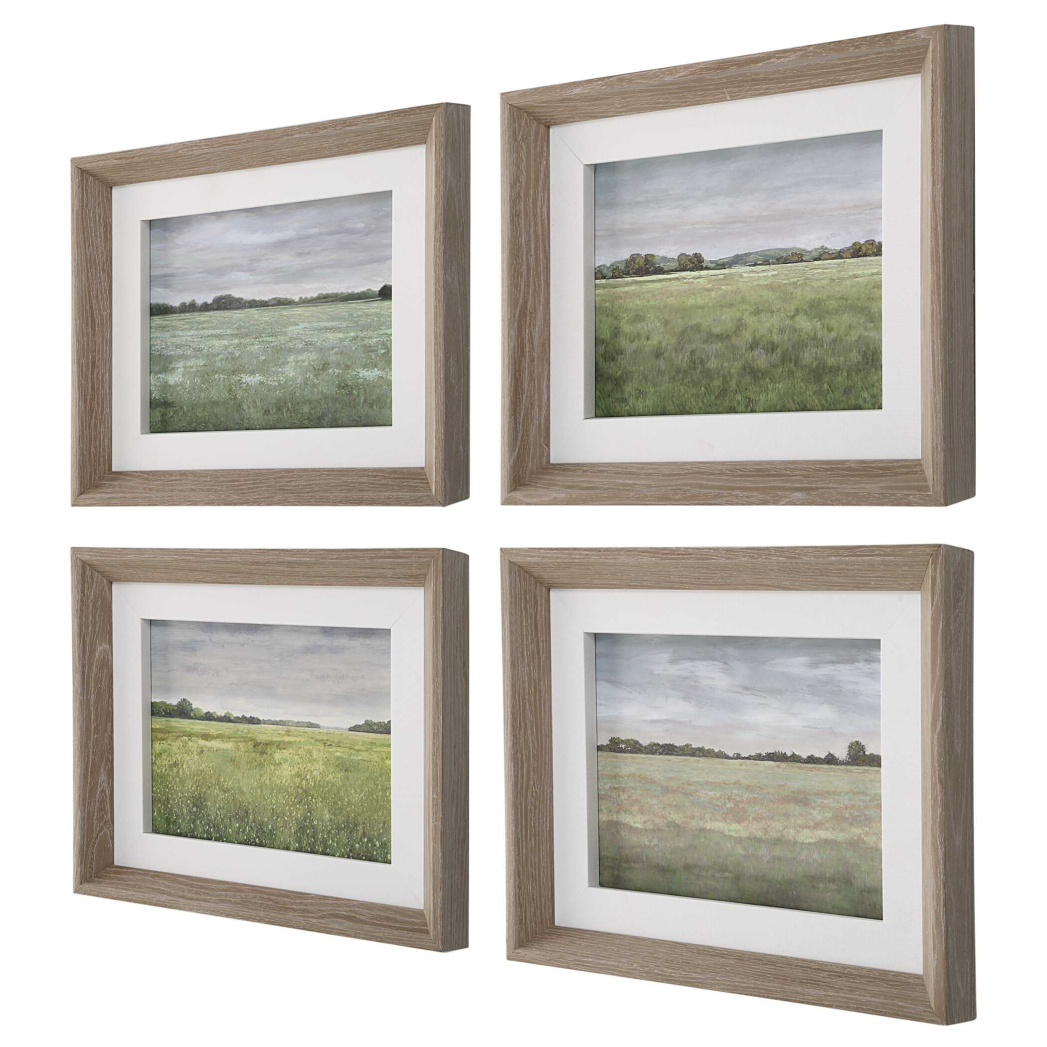 Quiet Meadows Framed Prints Set/4