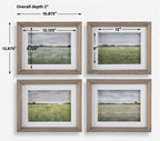 Quiet Meadows Framed Prints Set/4