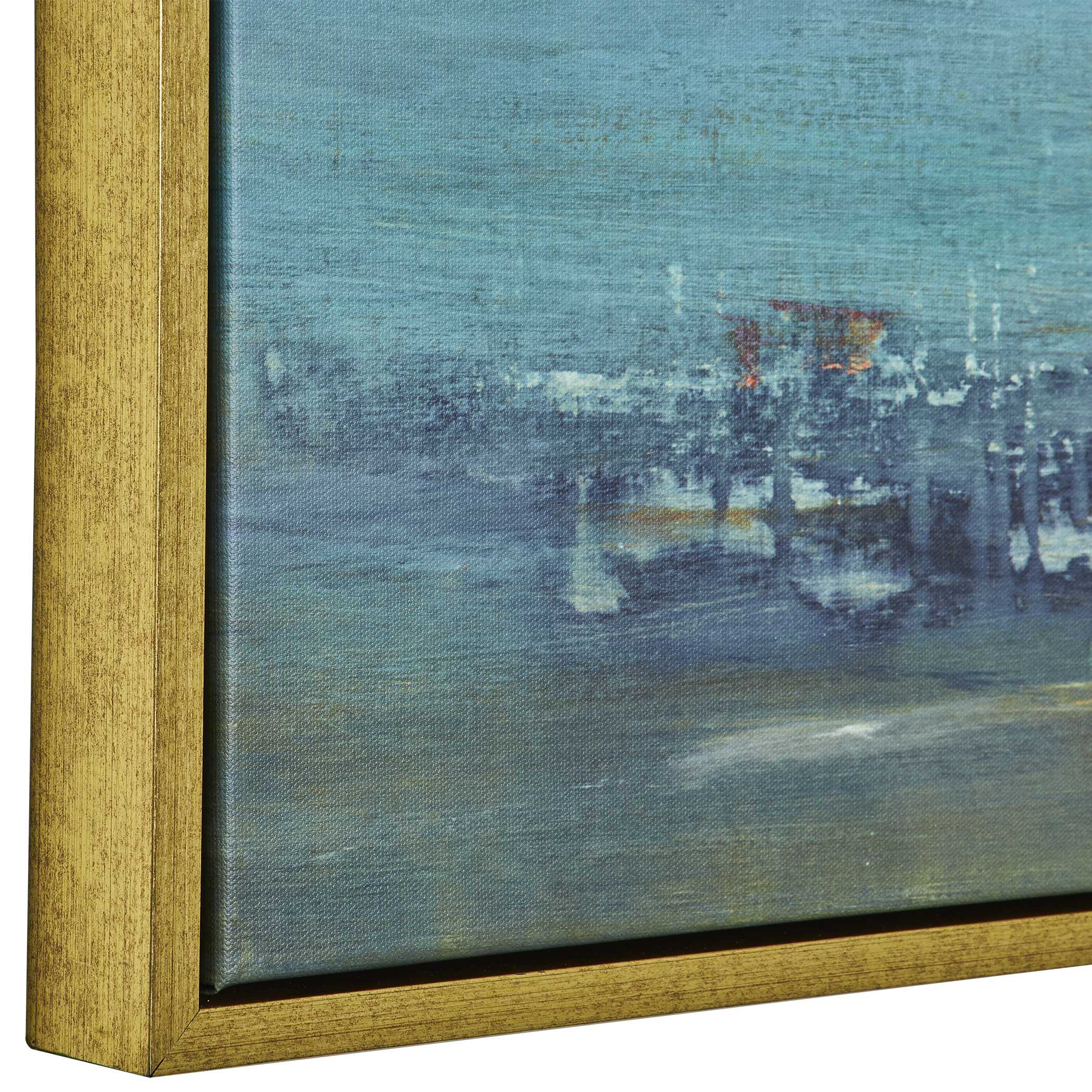 Textured Land Framed Landscape Art