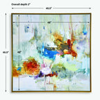 In The Beginning Framed Abstract Art