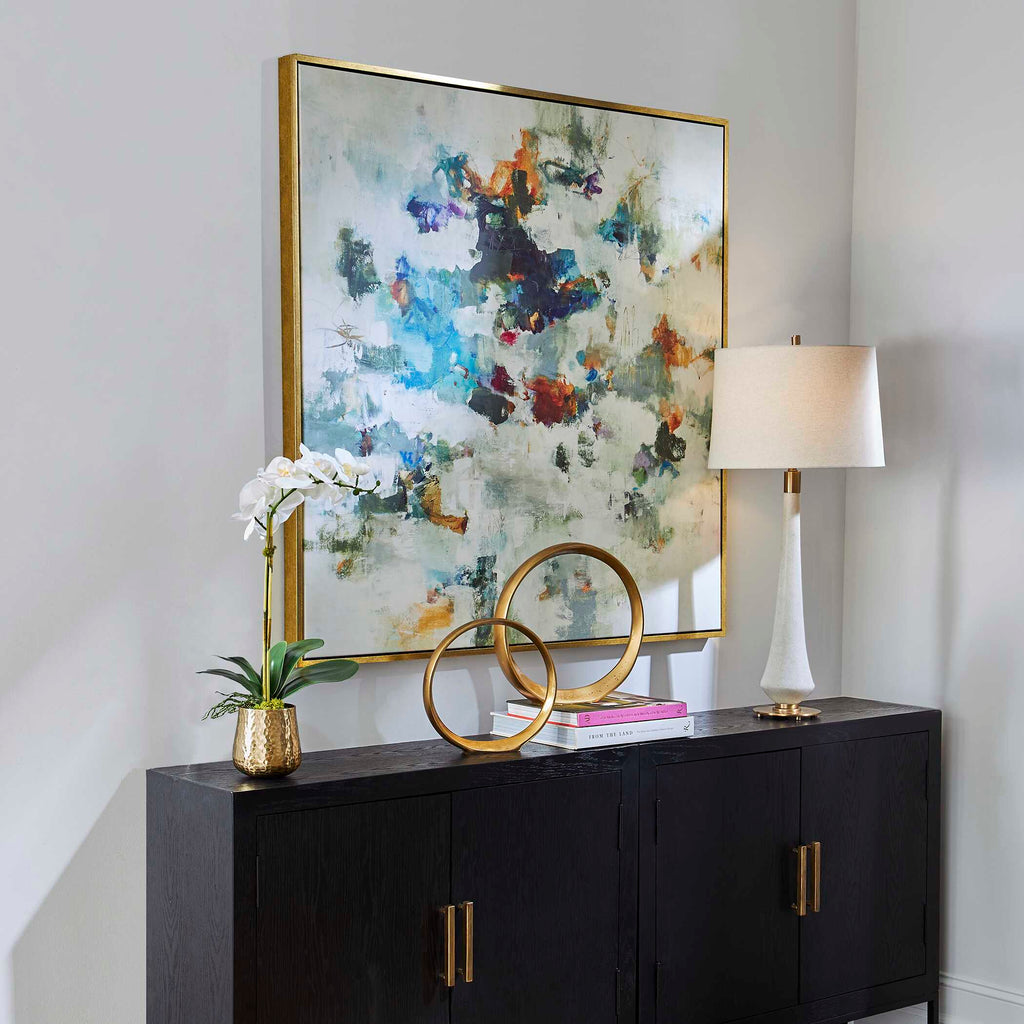 Rock & Roll Framed Abstract Art