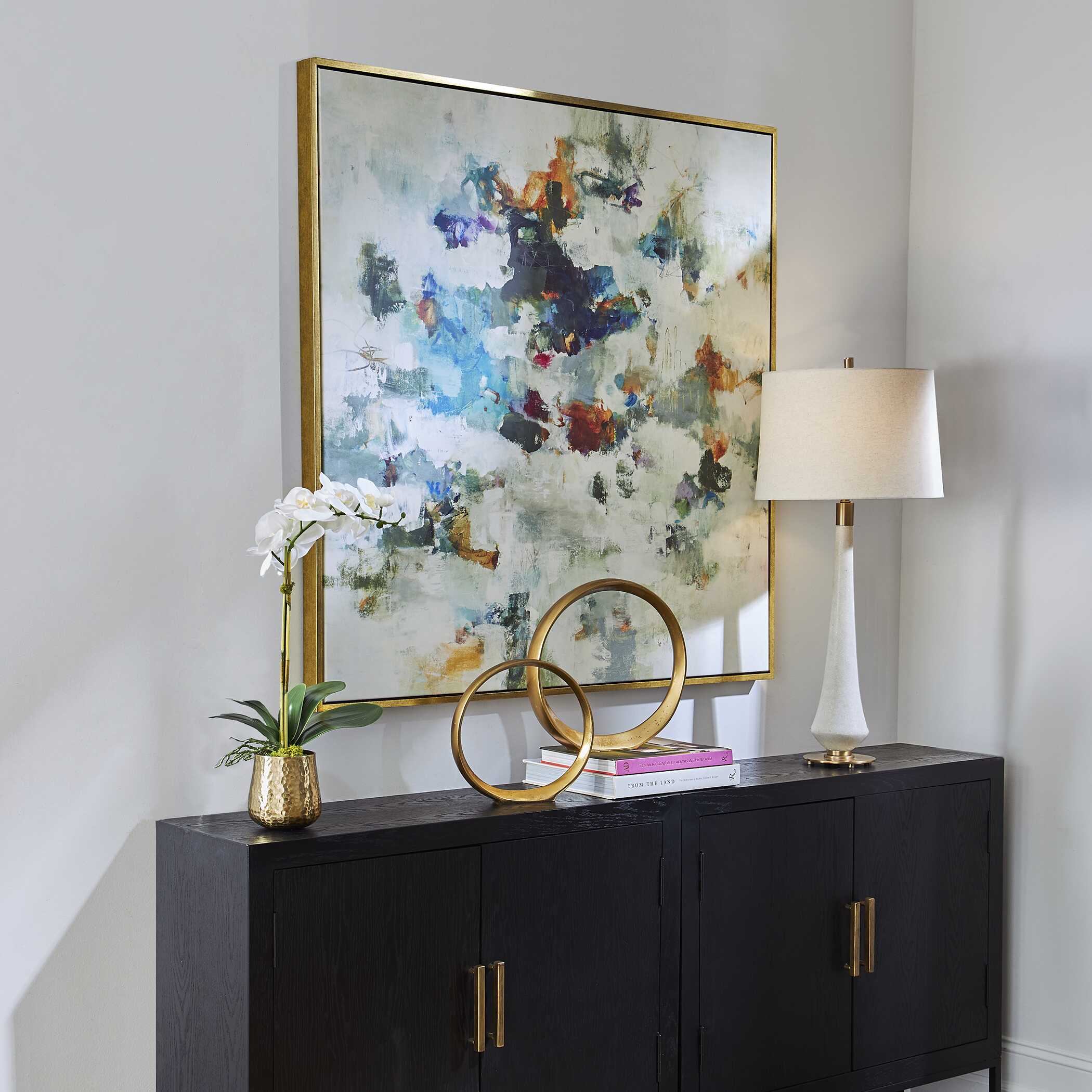 Rock & Roll Framed Abstract Art