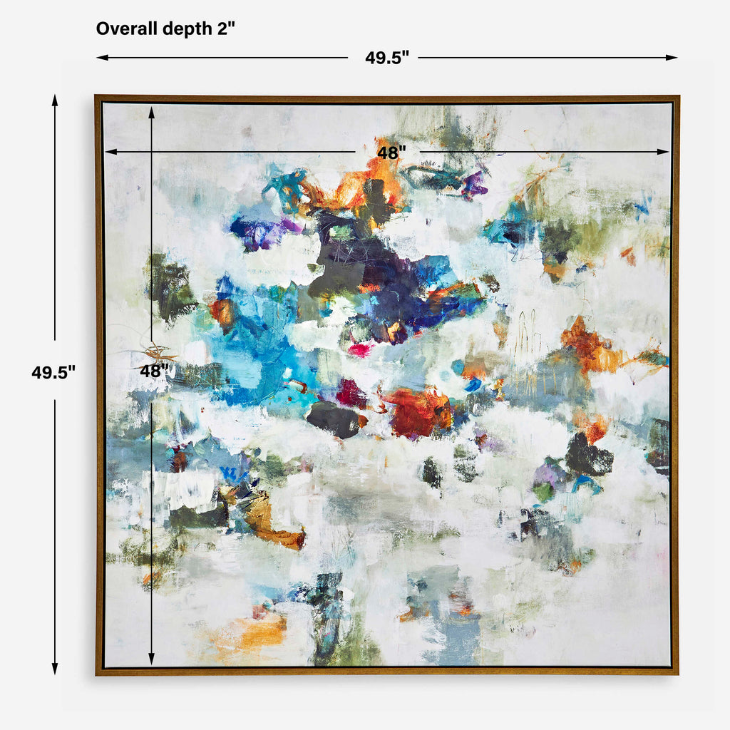 Rock & Roll Framed Abstract Art