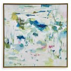 Abstract Reflections Framed Canvas