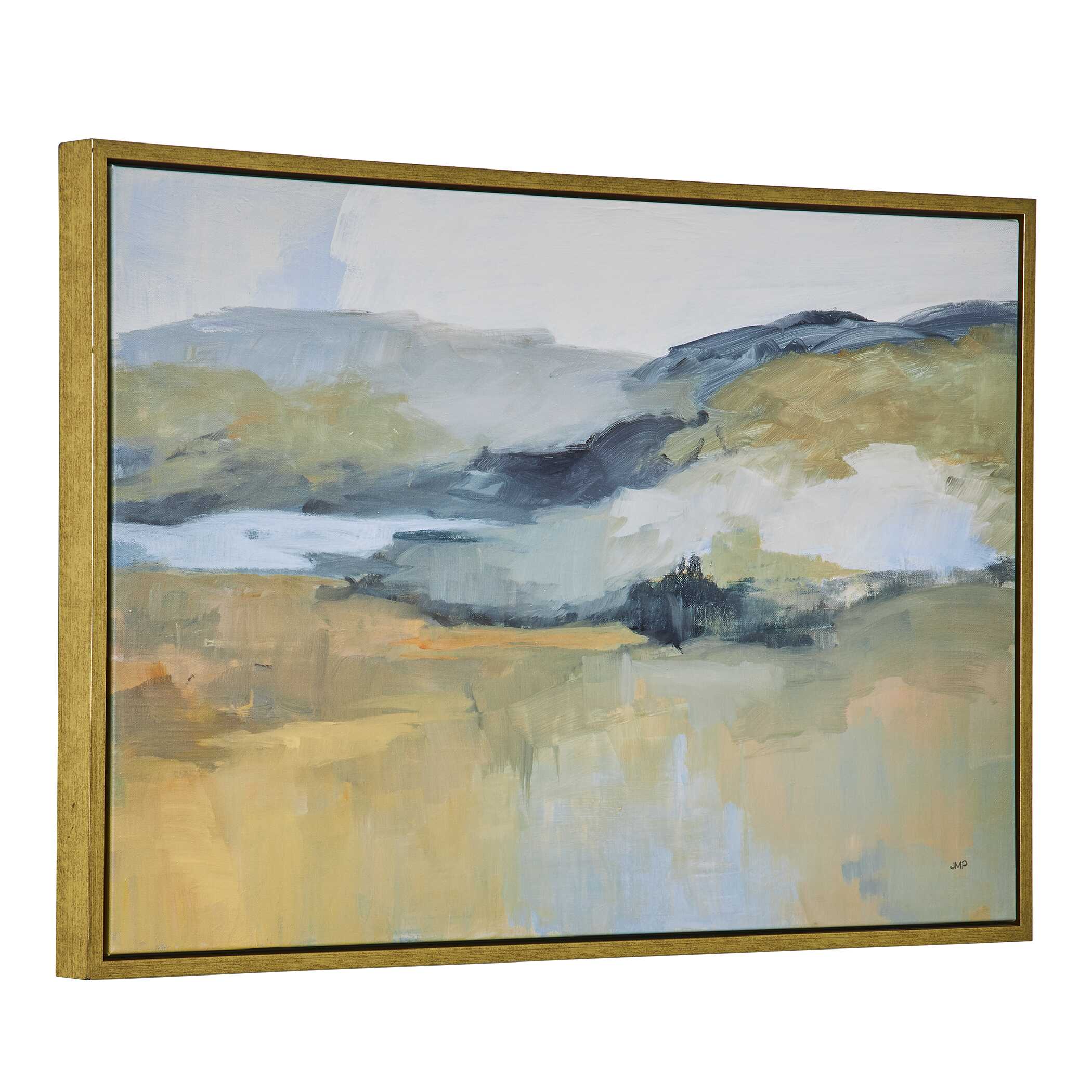 Folded Hills Framed Landscape Art