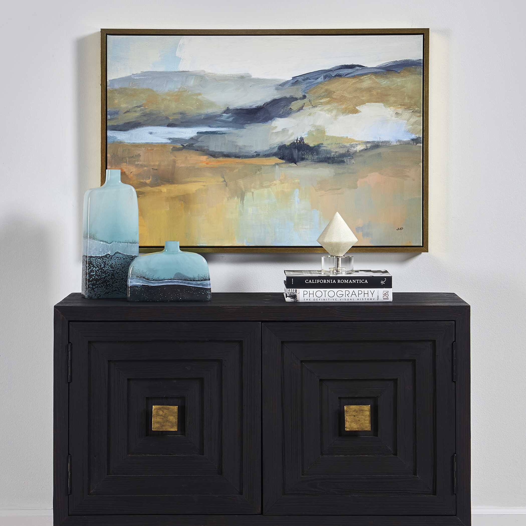 Folded Hills Framed Landscape Art