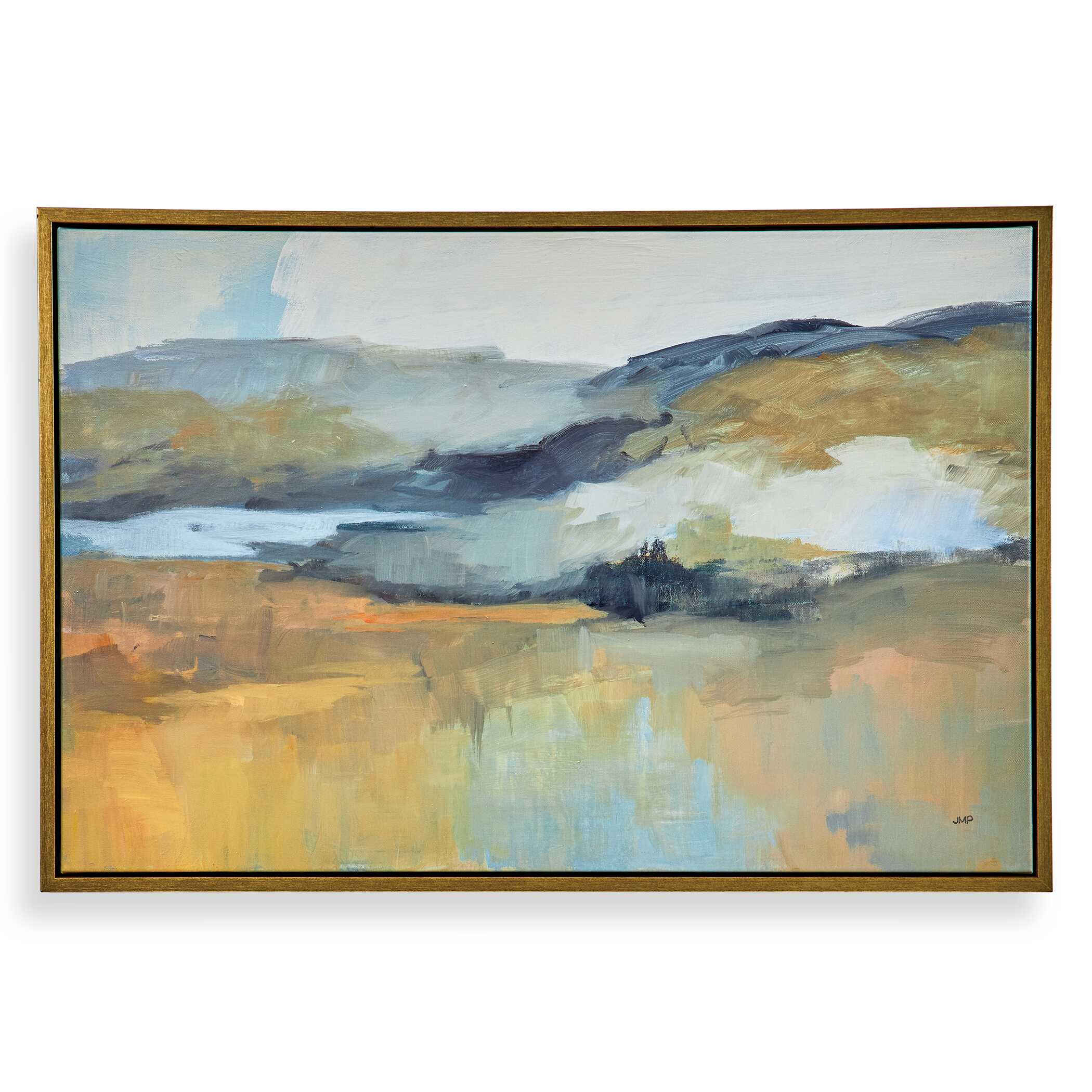 Folded Hills Framed Landscape Art