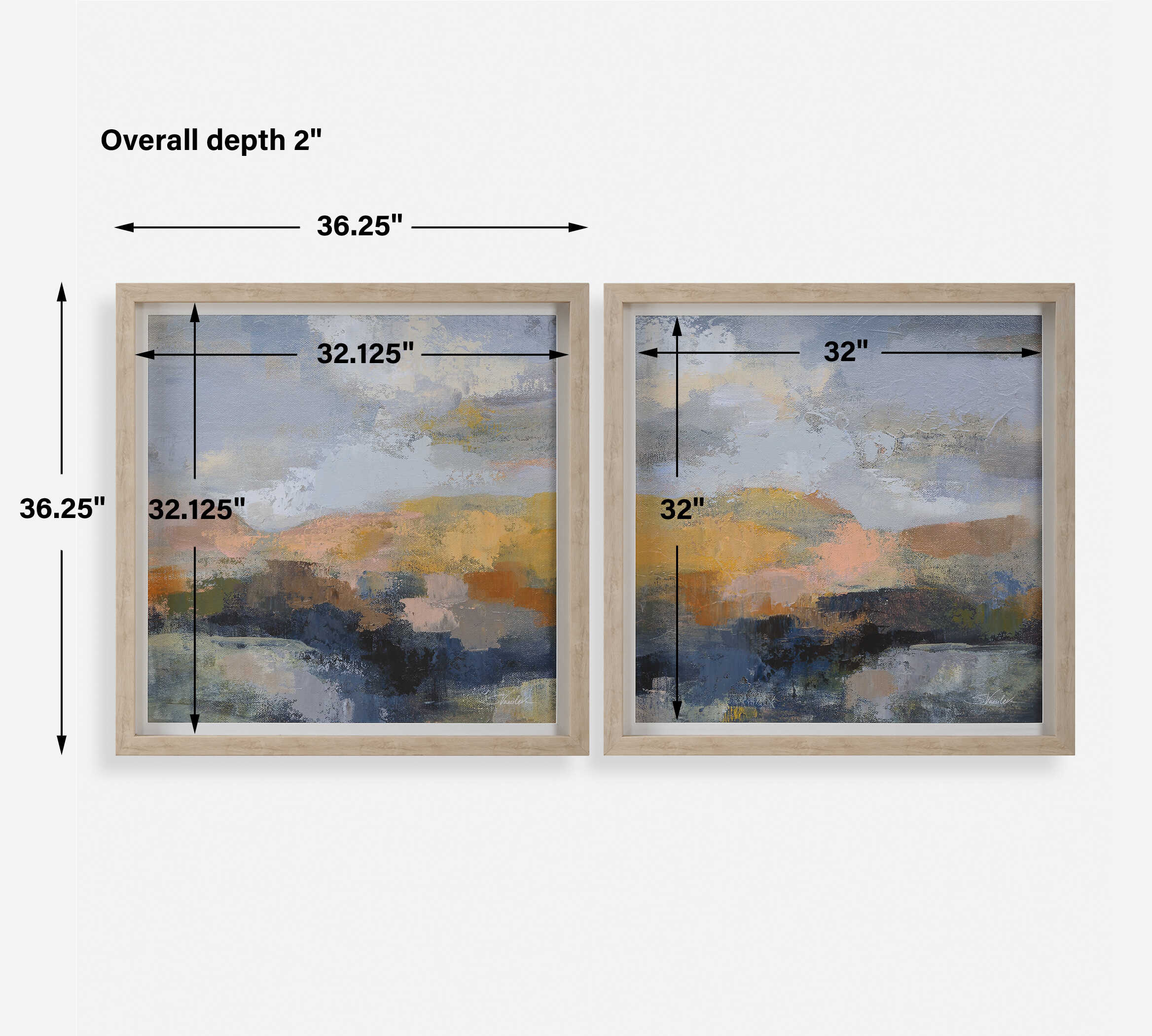 Dusk Framed Prints Set/2