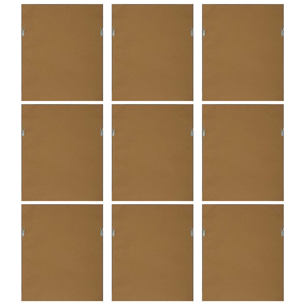 Botanical Flowers Framed Prints Set/9