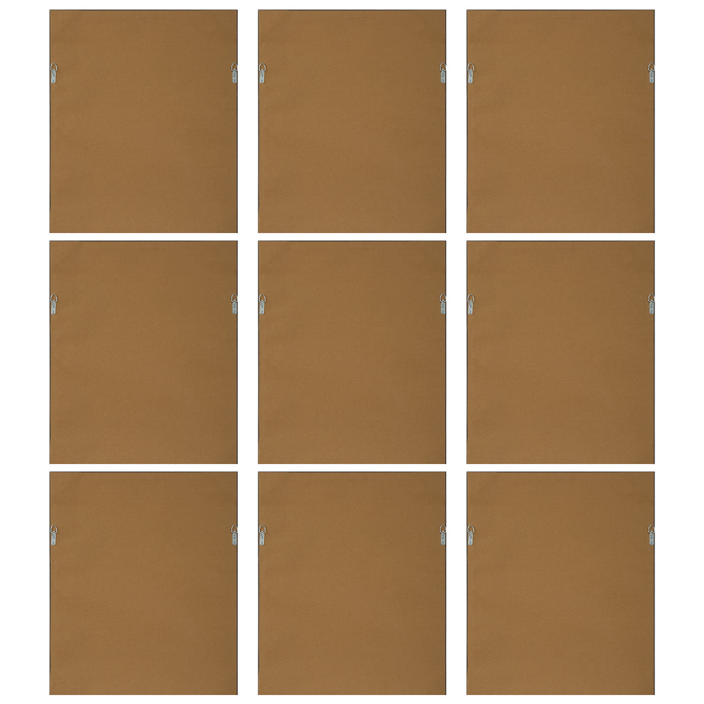 Botanical Flowers Framed Prints Set/9