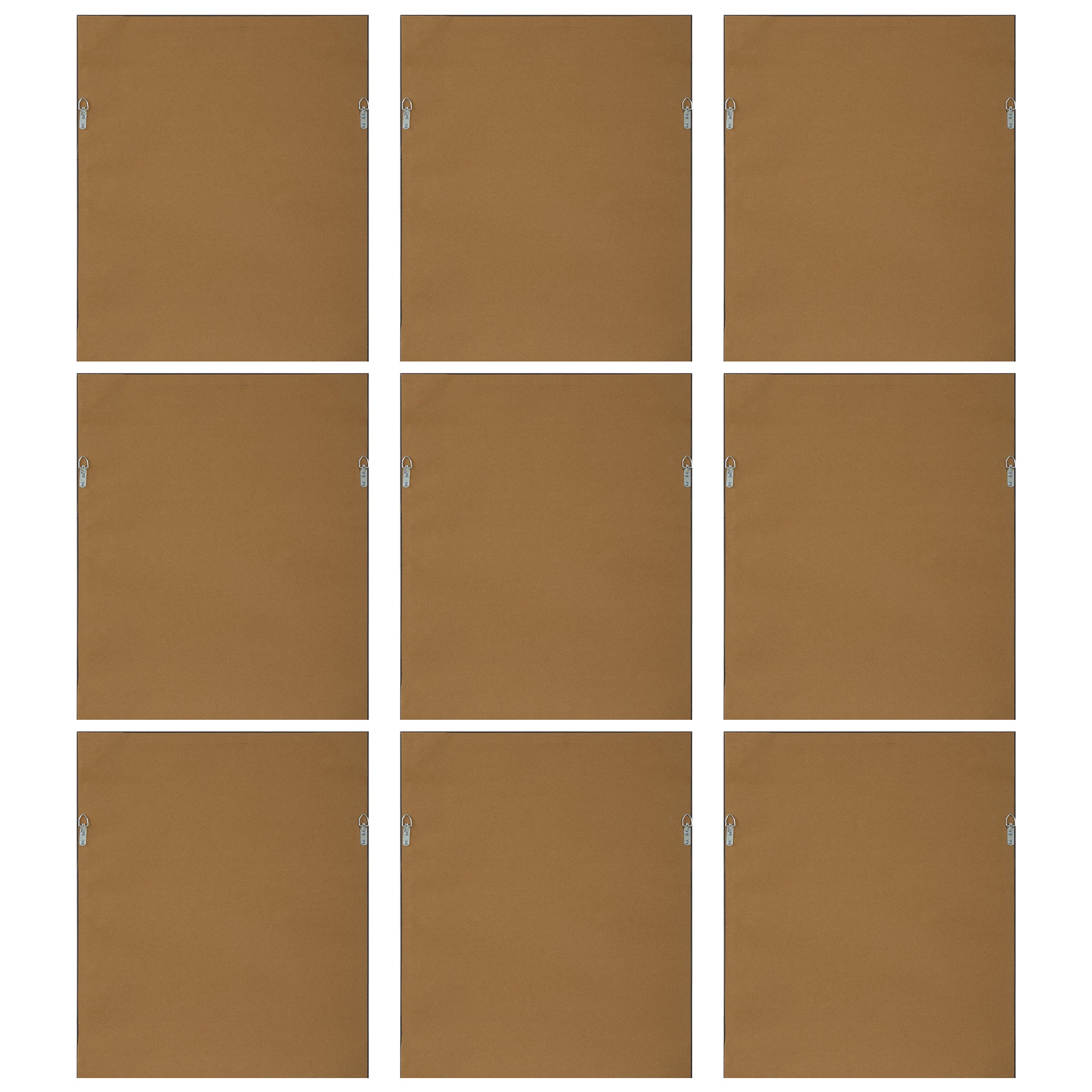 Botanical Flowers Framed Prints Set/9