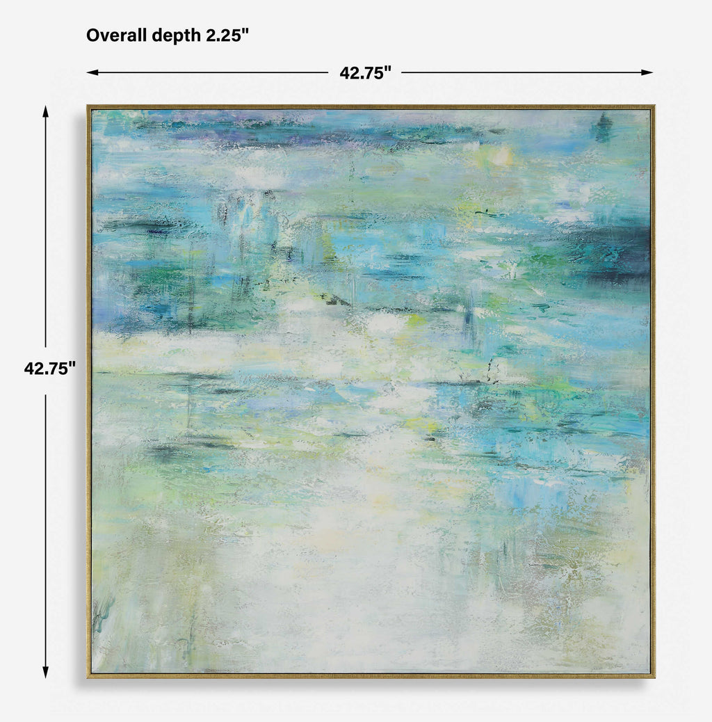 Blissful Hand Painted Abstract Art