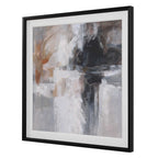 Wings Neutral Abstract Framed Print