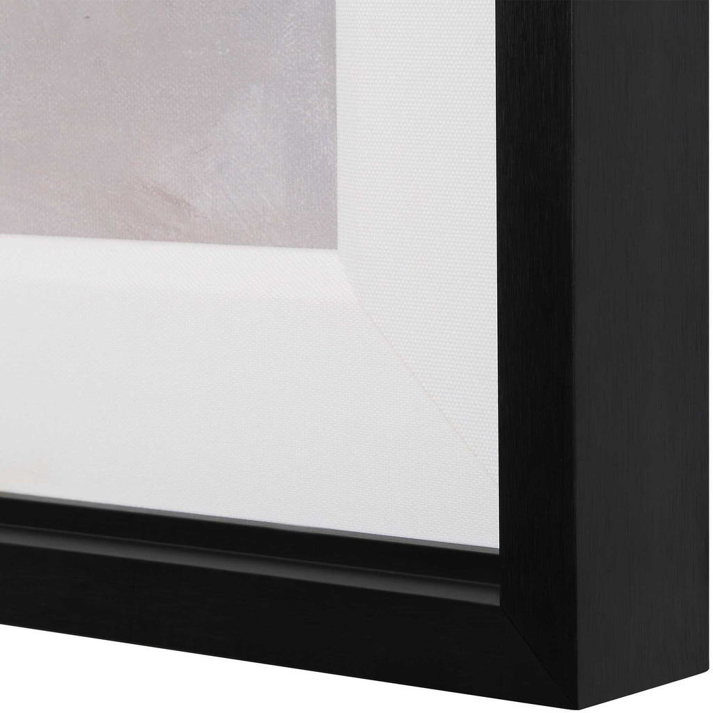 Wings Neutral Abstract Framed Print