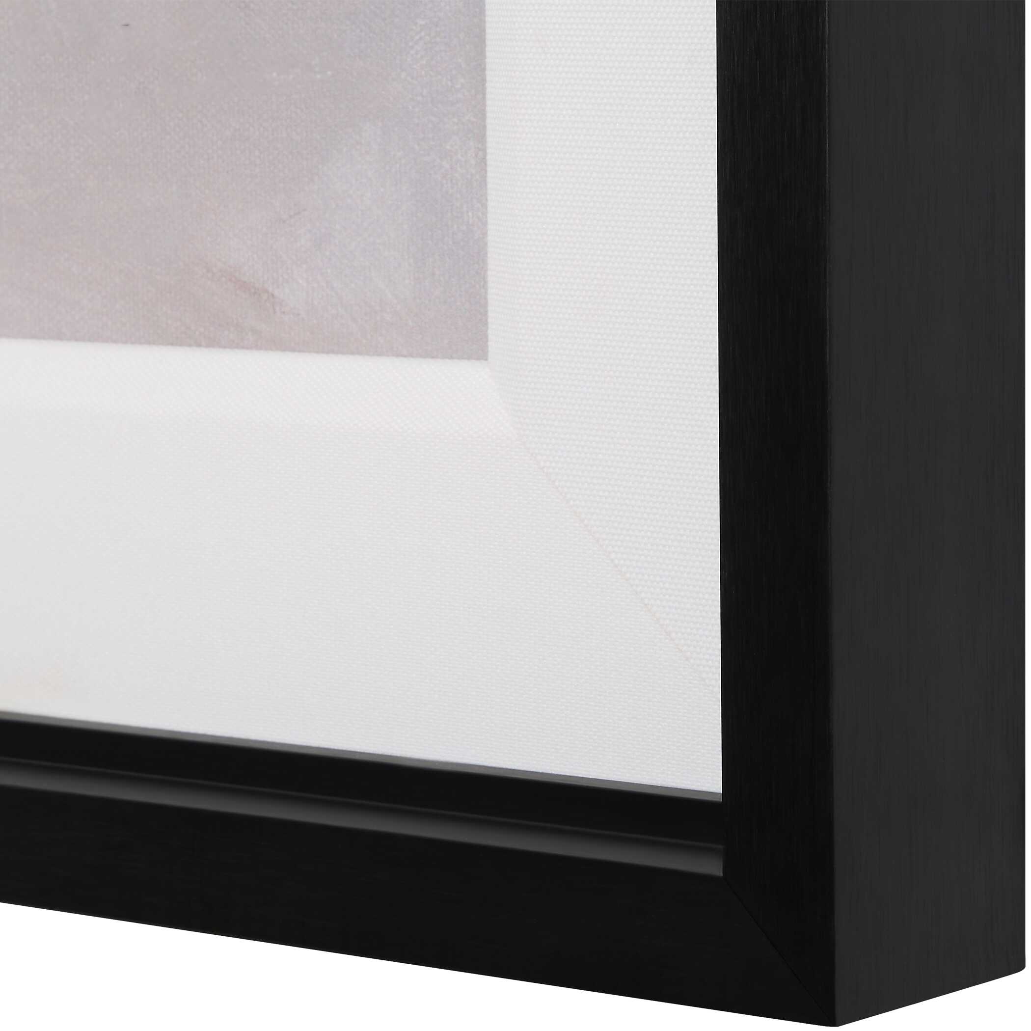 Wings Neutral Abstract Framed Print