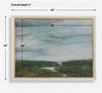 The Path Of The Water Framed Print