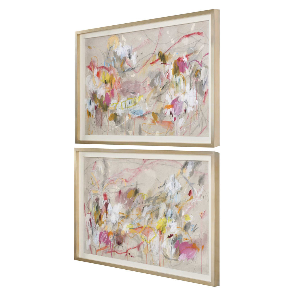 Metropolitan Rush Abstract Prints Set/2