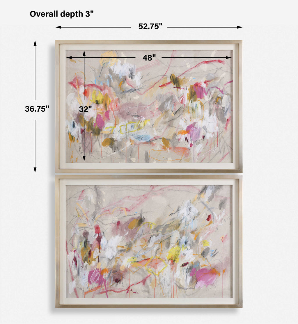 Metropolitan Rush Abstract Prints Set/2
