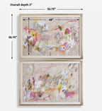 Metropolitan Rush Abstract Prints Set/2