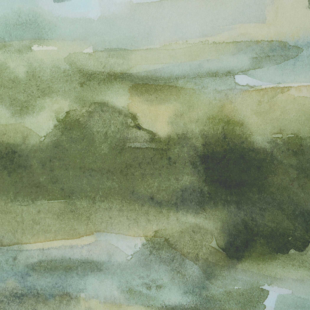 Soft Sage Abstract Landscape Prints Set/2