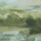 Soft Sage Abstract Landscape Prints Set/2
