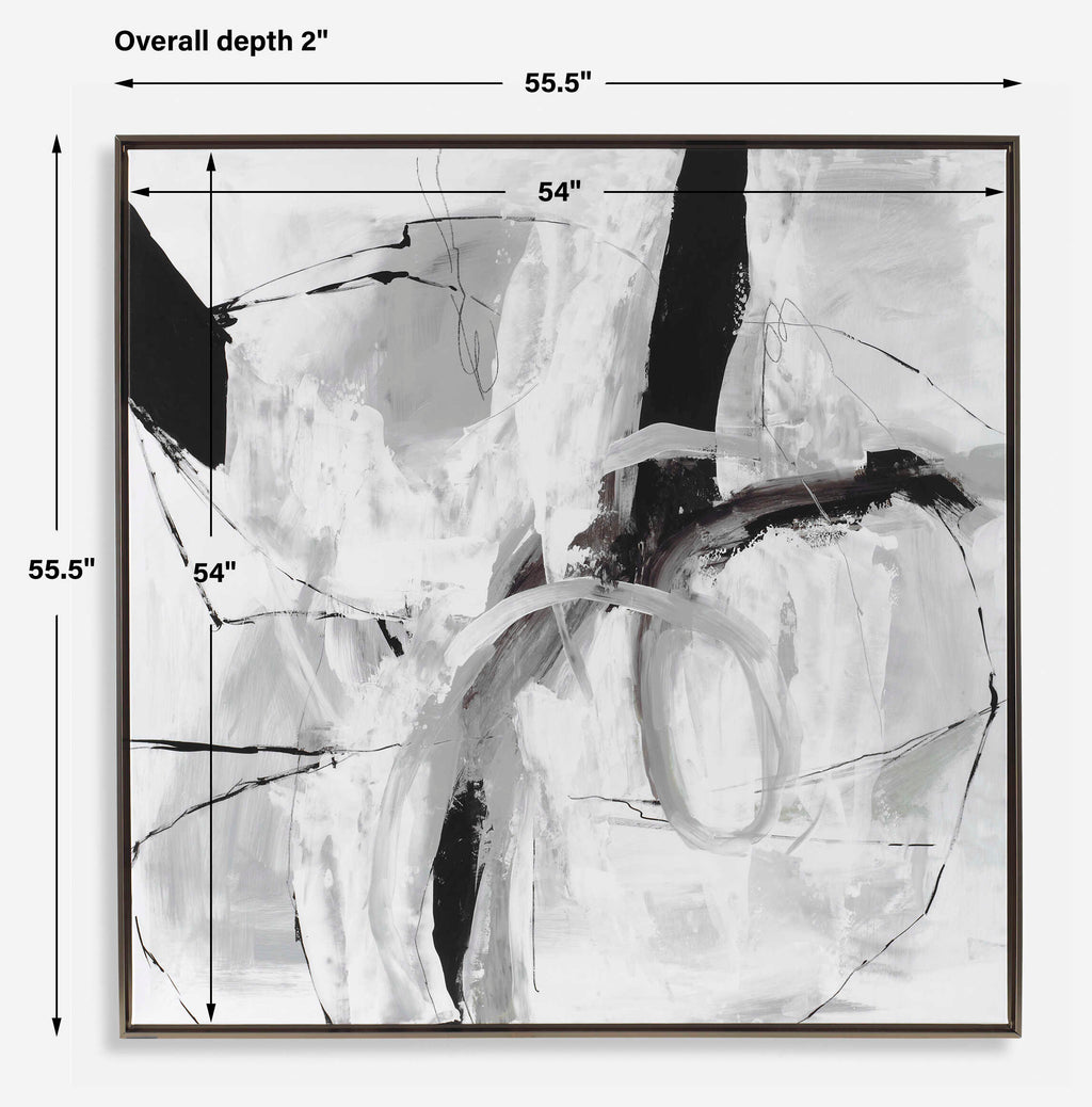 Looping Eternity Framed Abstract Art