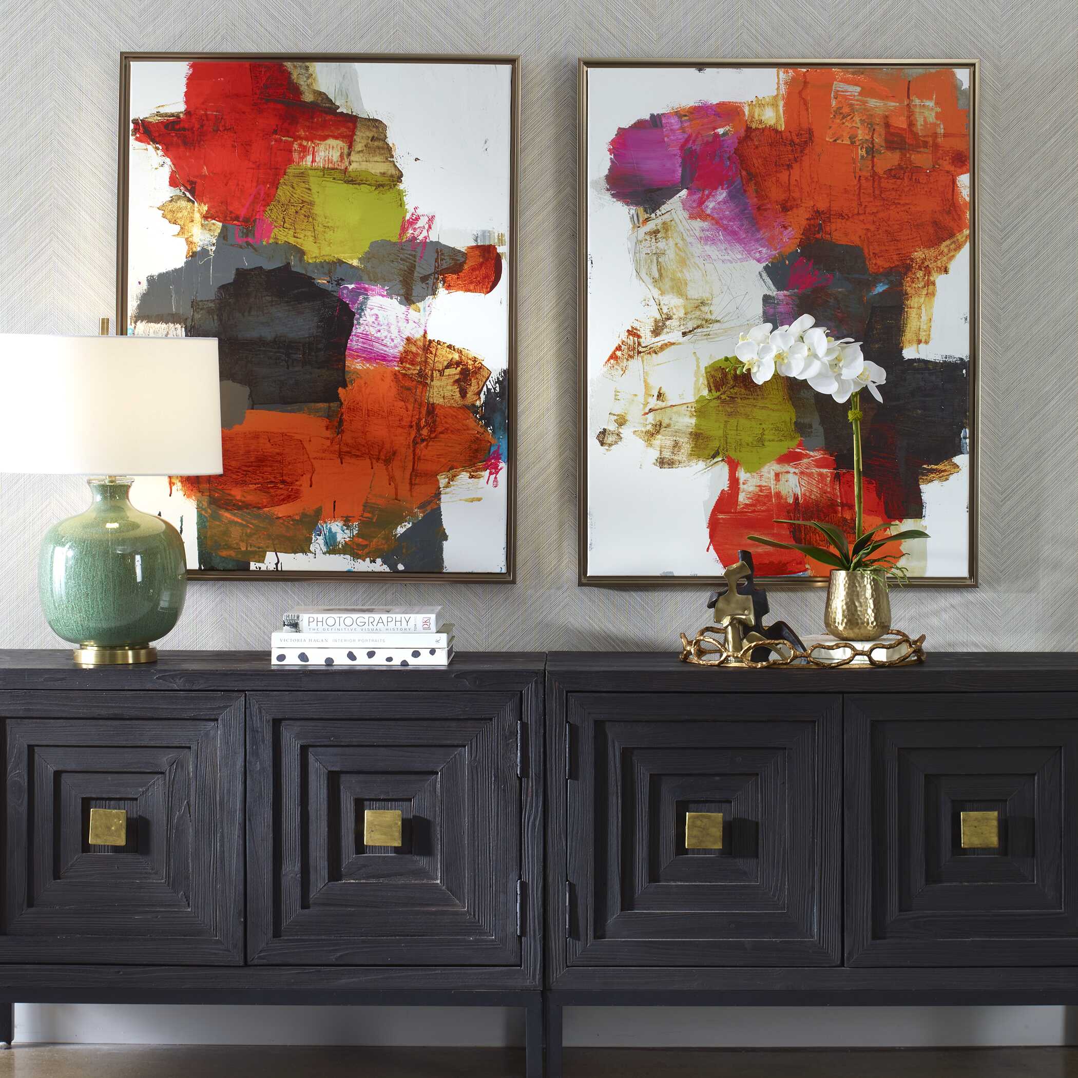 Tried And True Framed Abstract Art Set/2