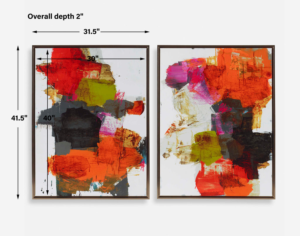 Tried And True Framed Abstract Art Set/2