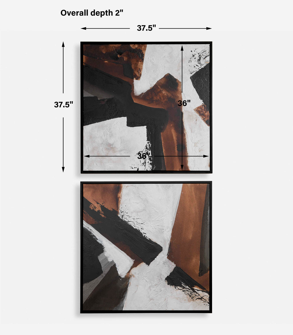 Tactile Inspiration Framed Abstract Art Set/2