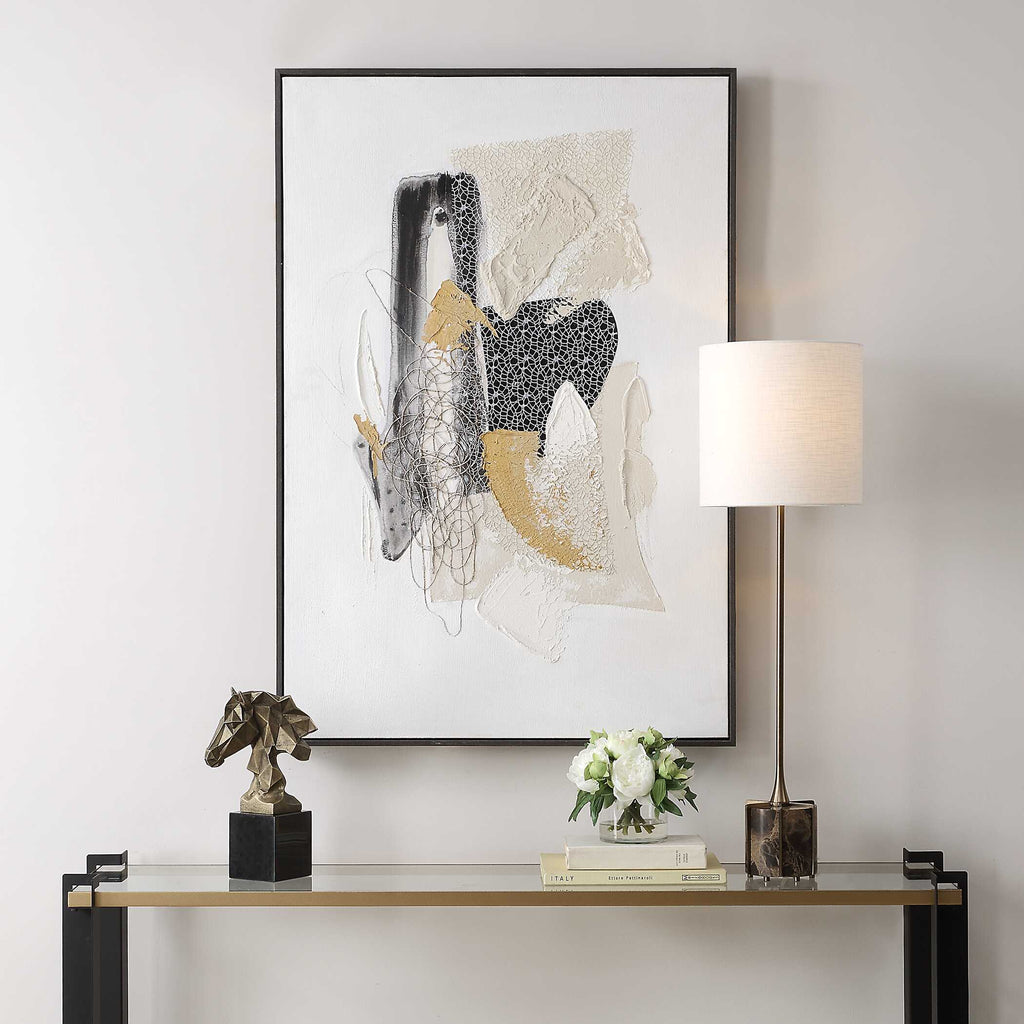 Scatter Abstract Hand Painted Canvas Art