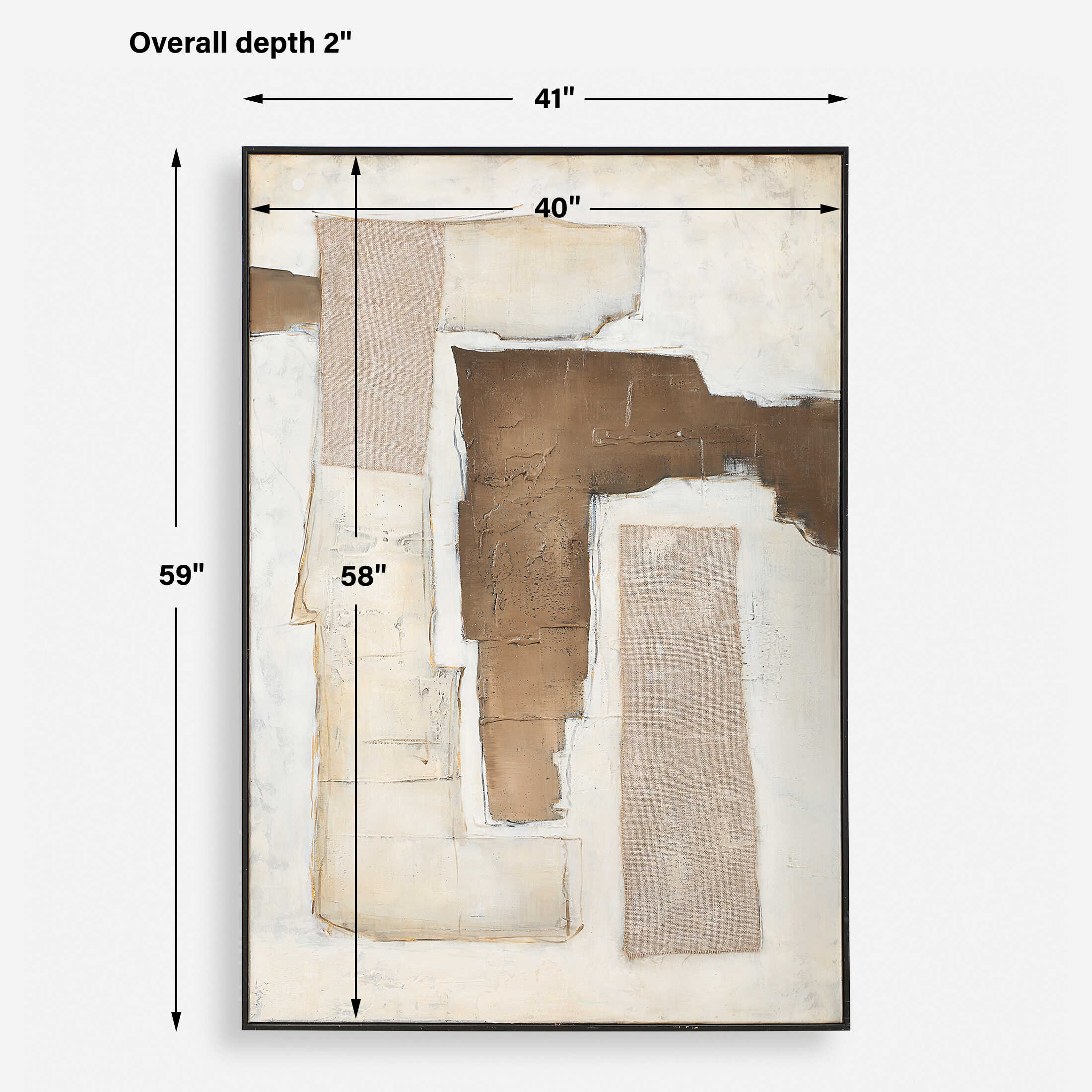 Interference Hand Painted Canvas