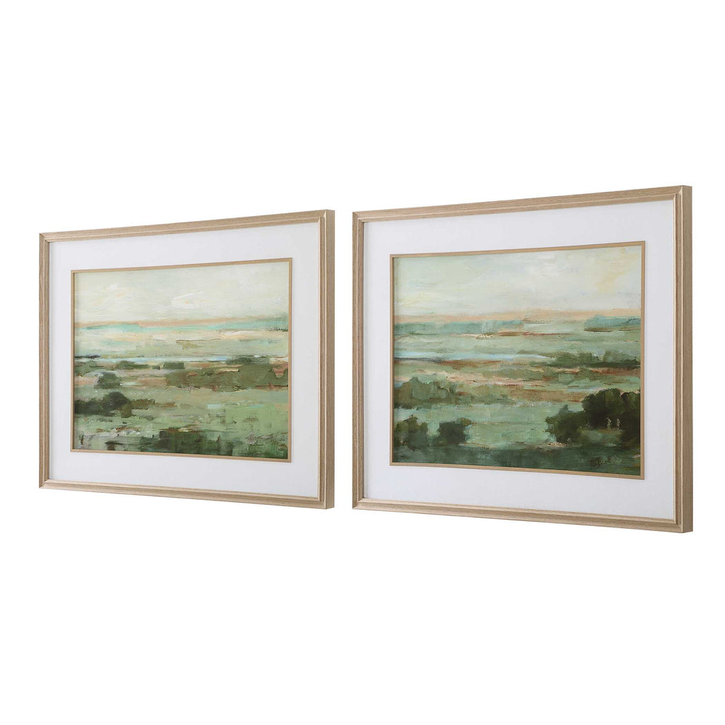 Warm Valley Framed Prints Set/2